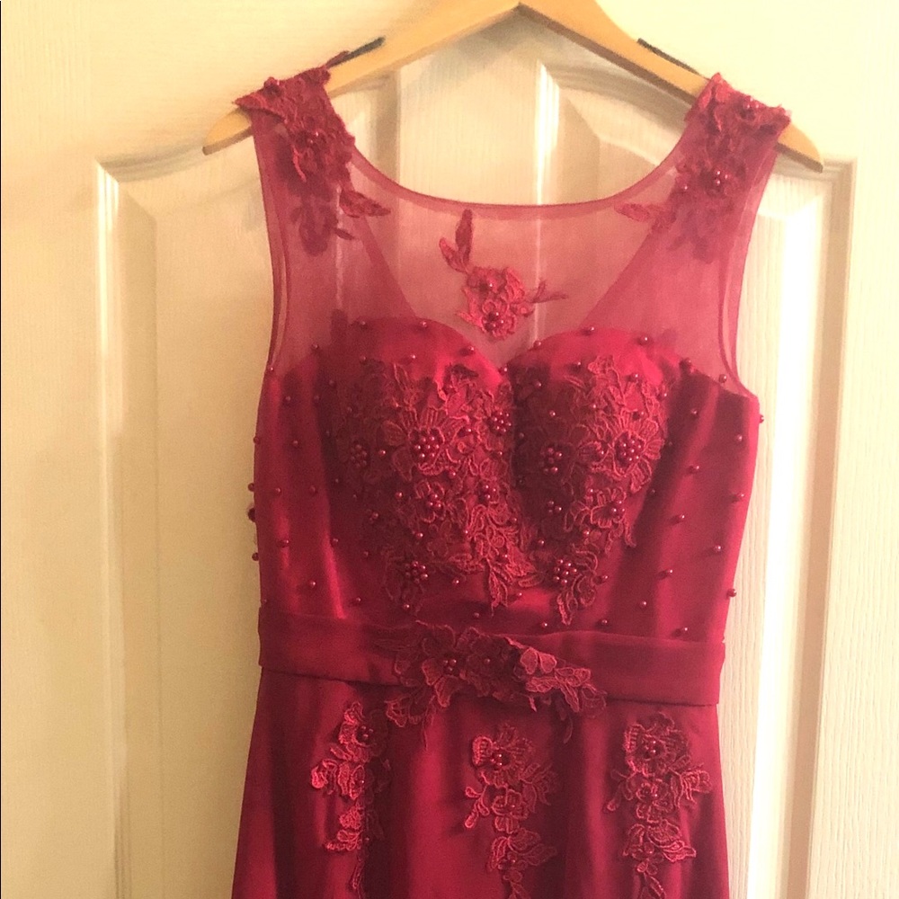 Grace Karin sz 6 beautiful beaded full length gown